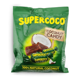 Supercoco Turron Coconut Candies Pack of 50 (250g)