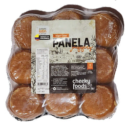 Panela de Caña de Azúcar Jaggery CheekyFoods x 9 unidades (450g)