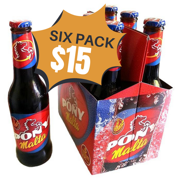 Refresco Pony Malta Six Pack (330ml x 6)