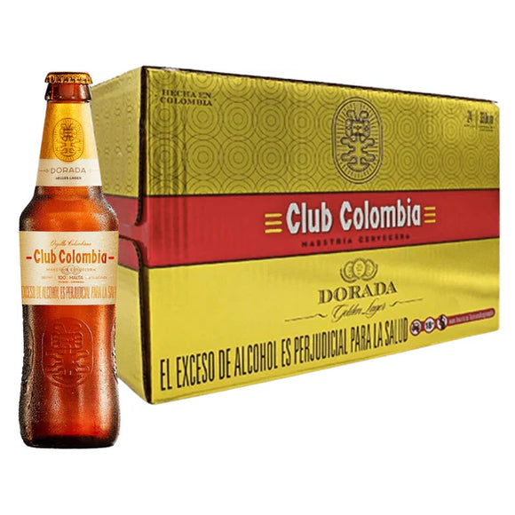 Club Colombia Beer Golden Bottle (330ml)