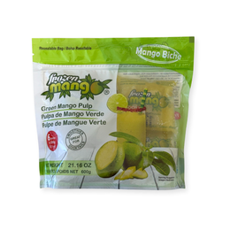 Frozen Green Mango Fruit Pulp Pack (6 x 100g)