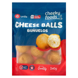 Buñuelos / Bolas de Queso x 8 Cheeky Foods (240g)