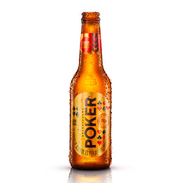 Botella de Cerveza Póquer (330ml) 