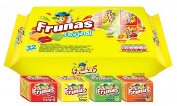 Frunas Chewy Fruit Candies Aldor Pack of 32 (462g)