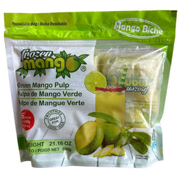 Frozen Green Mango Fruit Pulp Pack (6 x 100g)