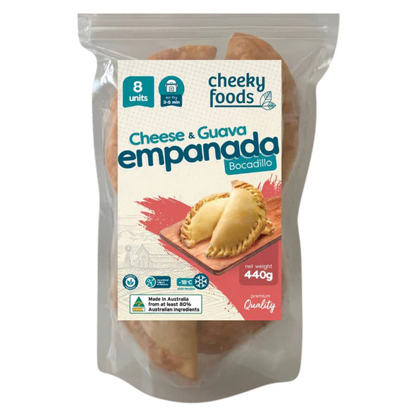 Cheese and Guava  Empanada Cheeky Foods x 8  (440g)