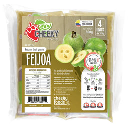 Feijoa Fruit Purée Frozen Pack (4 x 125g)
