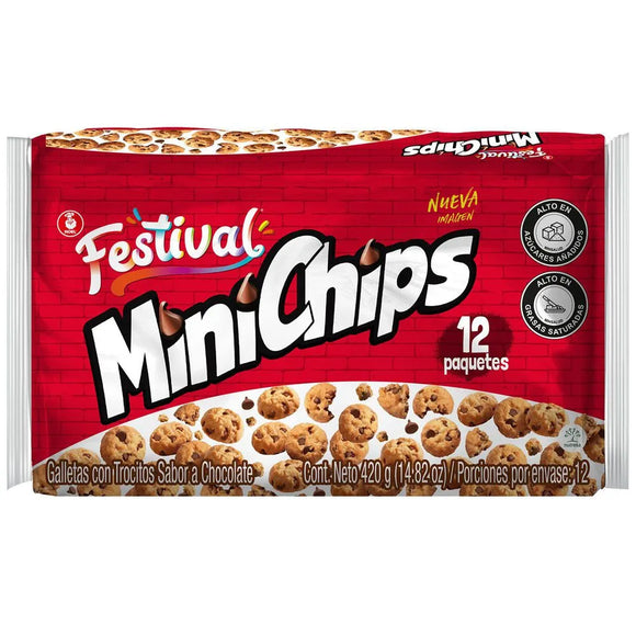 Minichips Festival Chocolate Pack x 8 (420g)