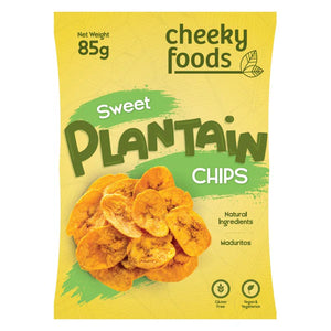 Sweet Plantain Chips Cheeky Foods (85g)