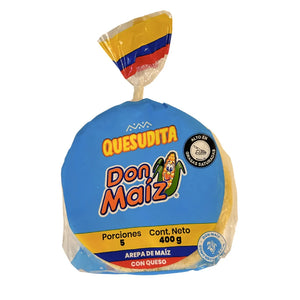 White and Yellow Corn with Cheese Don Maiz Pack of 5 (400g)