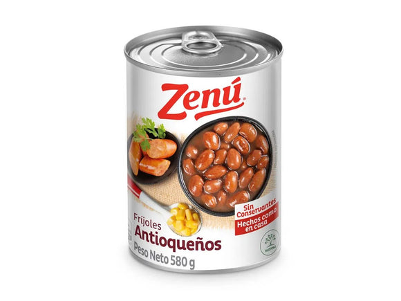 Antioquenos Canned Beans Zenu (580g)