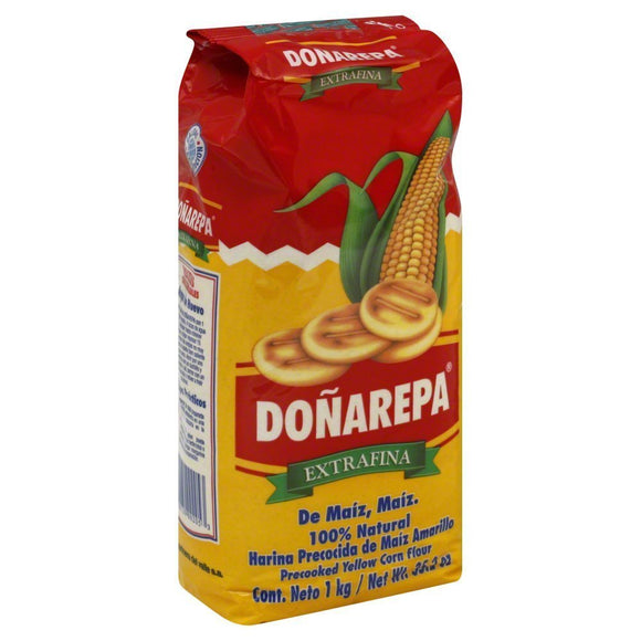Doña Arepa Amarilla / Yellow Corn Flour Doñarepa (1Kg) - LatinMate