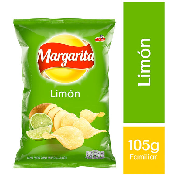 Papas De Limon / Margarita Lime Potato Chips (105g) - LatinMate