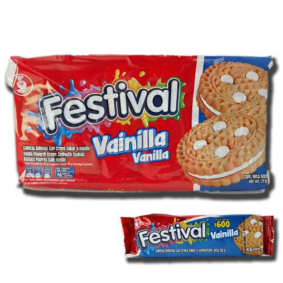 Festival Vanilla Biscuits Pack of 12 (403g) - LatinMate