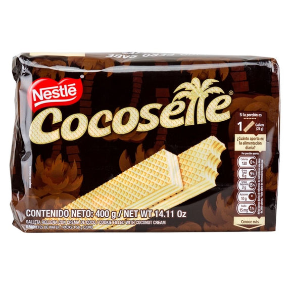 Cocosette Coconut Flavour Wafer Nestle Pack of 8 (400g) - LatinMate