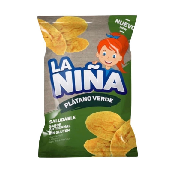 Platanitos natural / Natural Green Plantain Chips La Nina (75g) - LatinMate