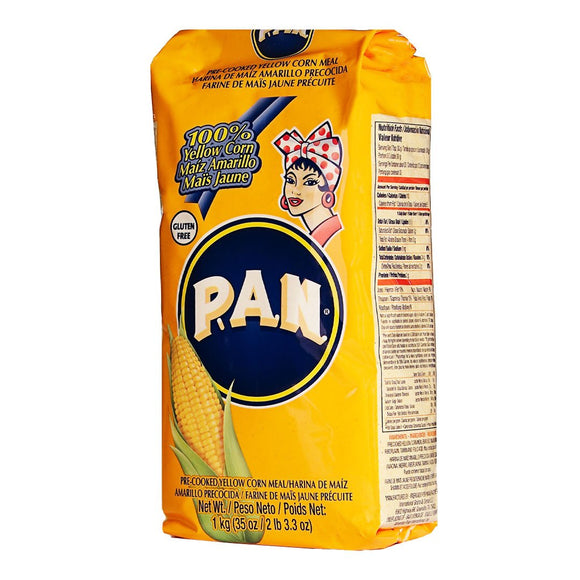 P.A.N. Yellow Corn Flour  (1KG) - LatinMate