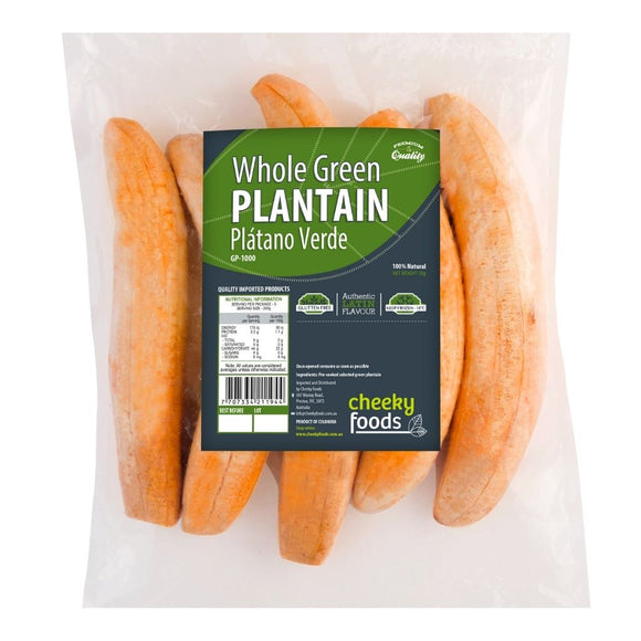 Platano Verde Entero / Whole Green Plantain (1kg) - LatinMate