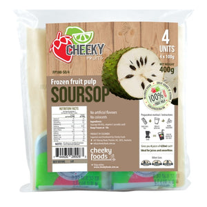 Pulpa De Guanabana / Soursop Fruit Purée Frozen Pack of (4 x 100g) - LatinMate