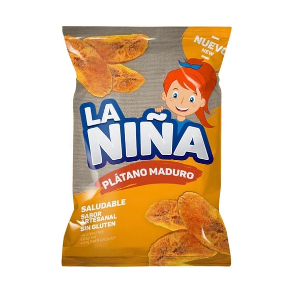 Platanitos dulces / Sweet Plantain Chips La Nina (75g) - LatinMate