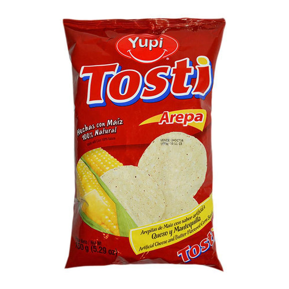 Tosti Arepa Corn Arepa Snack (150g) - LatinMate