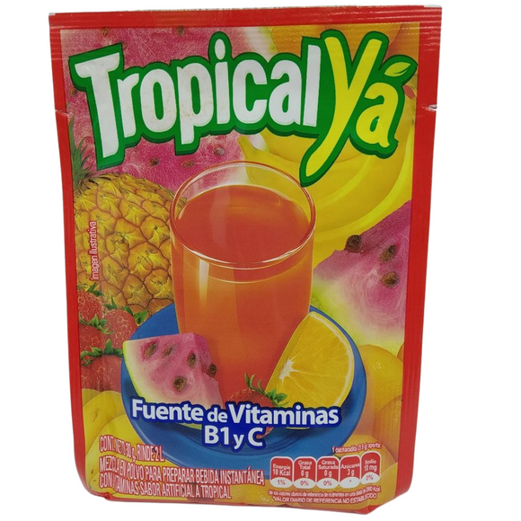 Flavoured Drink Mix TropicalYa (30g) - LatinMate
