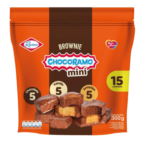 Choco Brownie Mini Pack x 15 units (300g) - LatinMate